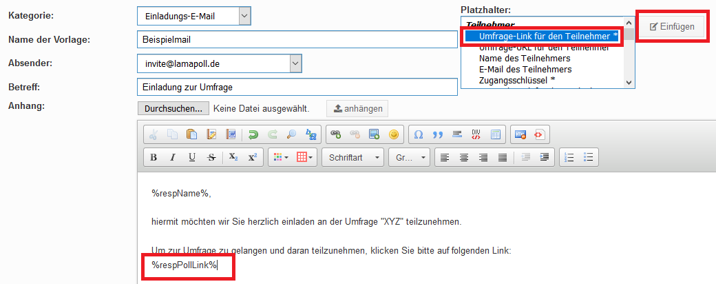 E Mails Verfassen Mit Lamapoll