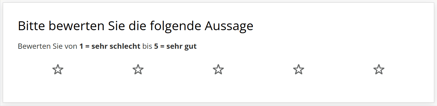 Sterne-Rating mit Ampel-Farbverlauf und Hover-Effekt